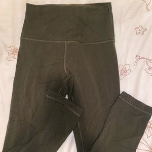 Lululemon align olive green leggings